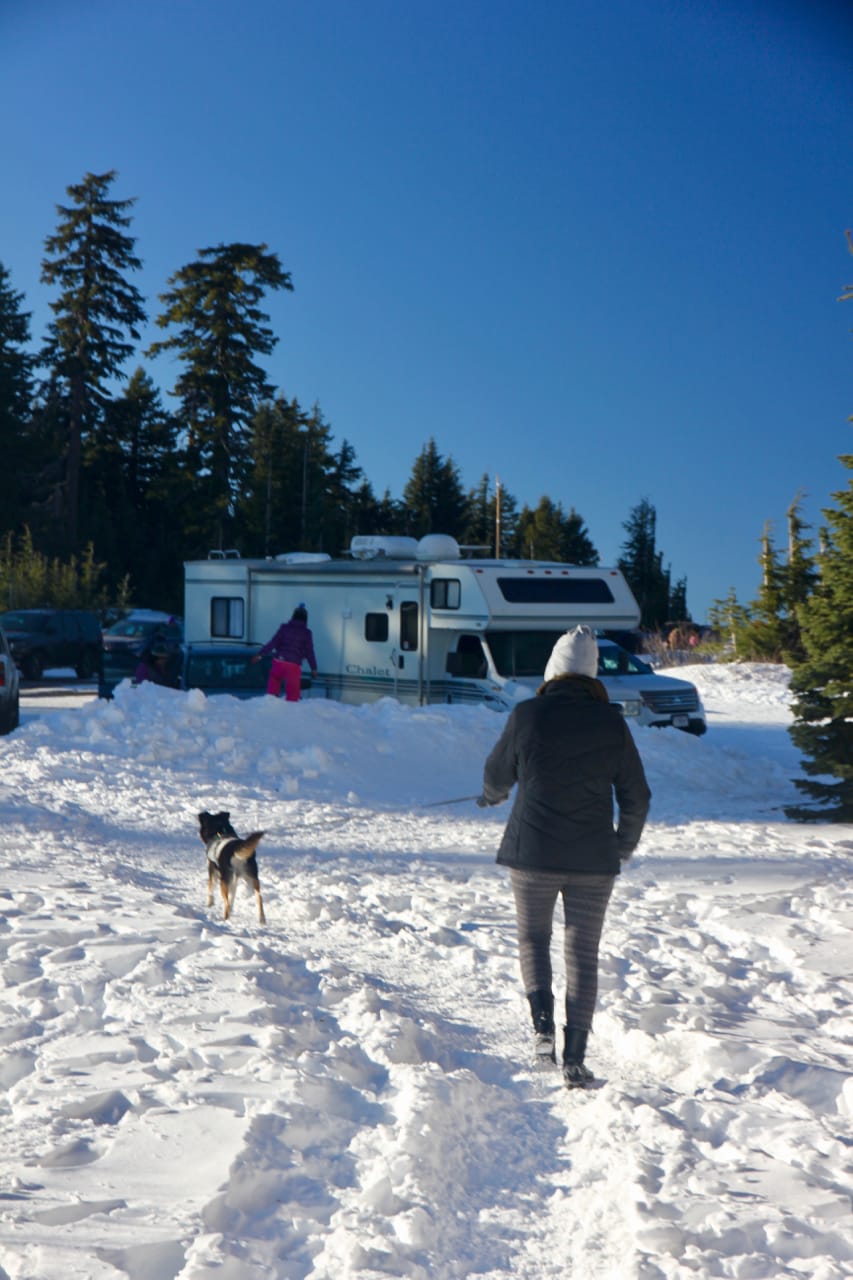 RV at Crater Lake