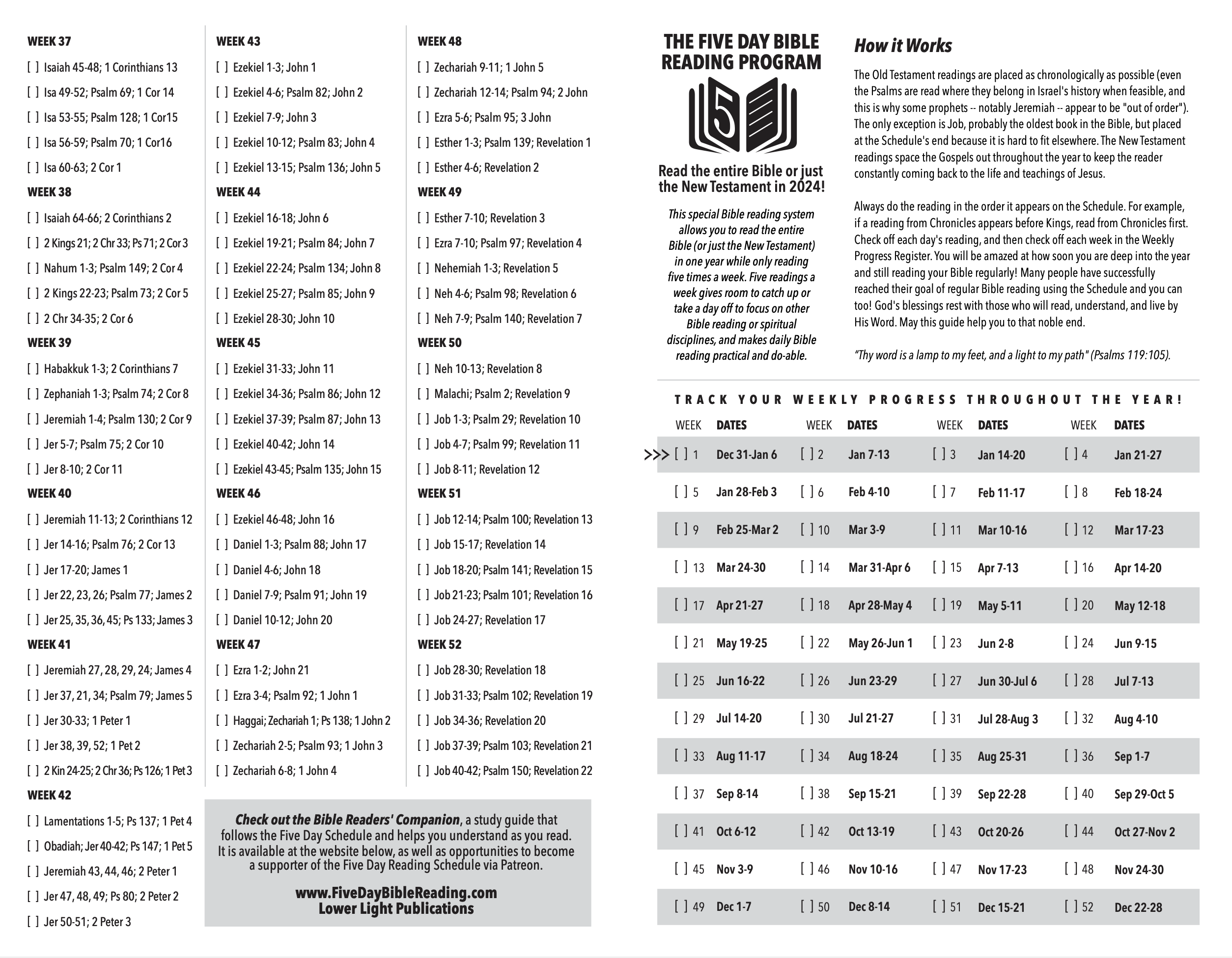 Best Bible Reading Plans for 2025